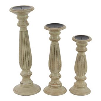 Stella & Eve Column Candle Holder 3 pc Set
