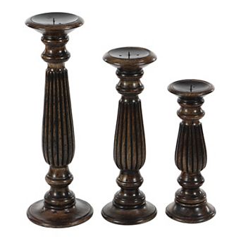 Stella & Eve Column Candle Holder 3 pc Set