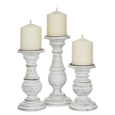 Stella & Eve Traditional Candle Holder Table Decor 3-piece Set