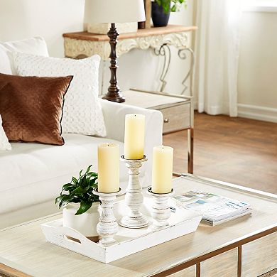 Stella & Eve Traditional Candle Holder Table Decor 3-piece Set