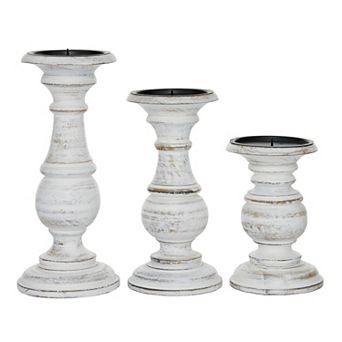 Stella & Eve Traditional Candle Holder Table Decor 3 pc Set