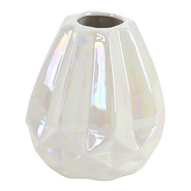 CosmoLiving Glossy Decorative Short Vase Table Decor 3-piece Set