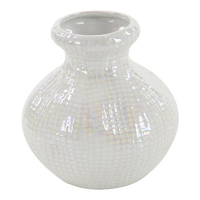 CosmoLiving Glossy Decorative Short Vase Table Decor 3-piece Set