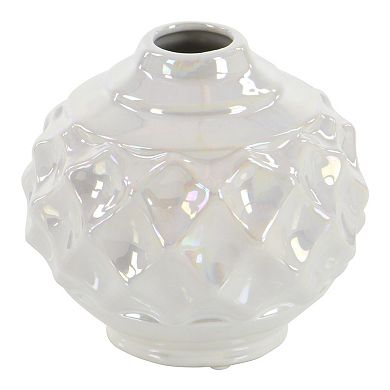 CosmoLiving Glossy Decorative Short Vase Table Decor 3-piece Set