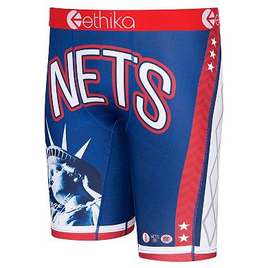 Men's Ethika Navy Brooklyn Nets 2021/22 City Edition Boxer Briefs