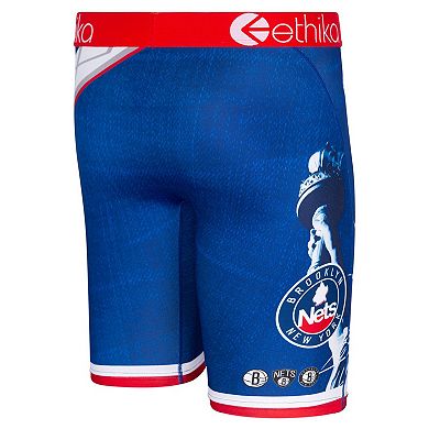 Men's Ethika Navy Brooklyn Nets 2021/22 City Edition Boxer Briefs