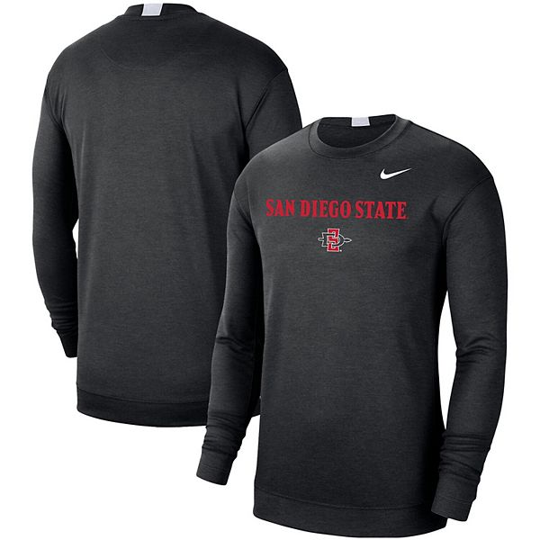Men's Champion Black San Diego State Aztecs Football Jersey T-Shirt Size: Medium