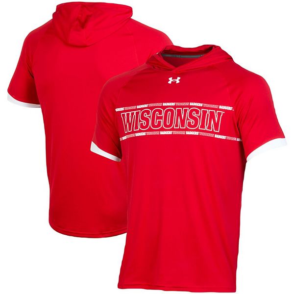 Men's Under Armour Red Wisconsin Badgers Gameday Anorak