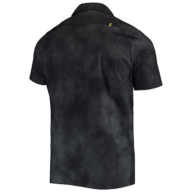 Men's The Wild Collective Black Portland Timbers Abstract Cloud Button-Up Shirt