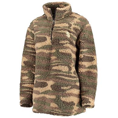 Women's G-III Sports by Carl Banks Camo Seattle Kraken Sherpa Quarter-Zip Jacket