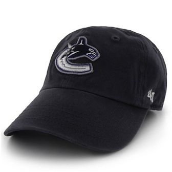 Men's '47 Navy Vancouver Canucks Team Clean Up Adjustable Hat