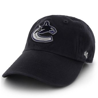 Men's '47 Navy Vancouver Canucks Team Clean Up Adjustable Hat