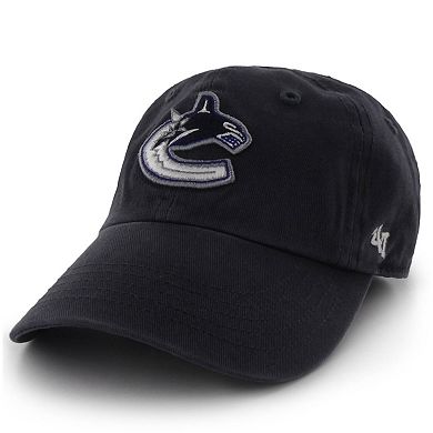 Men's '47 Navy Vancouver Canucks Team Clean Up Adjustable Hat