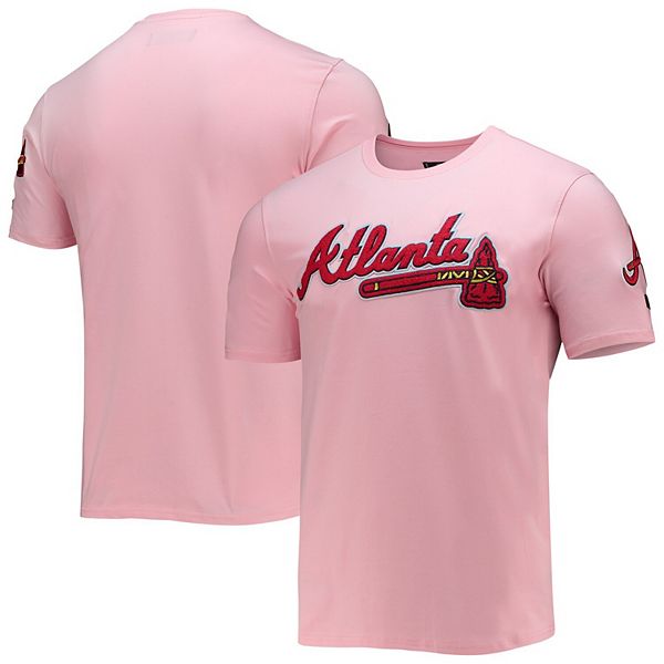 Men's Pro Standard Pink Atlanta Braves Club T-Shirt