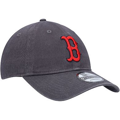 Men's New Era Graphite Boston Red Sox Fashion Core Classic 9TWENTY Adjustable Hat