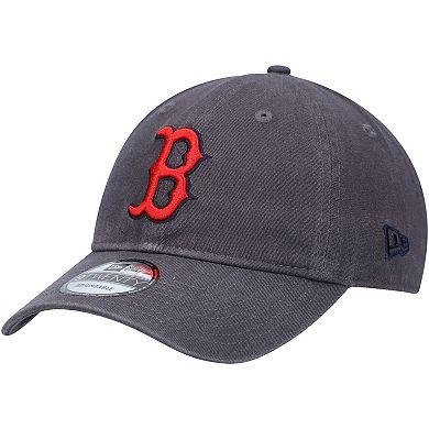 Men's New Era Graphite Boston Red Sox Fashion Core Classic 9TWENTY Adjustable Hat