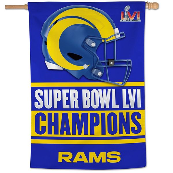 NFL Super Bowl LVI Champions Signature Helmet Frame Rams 