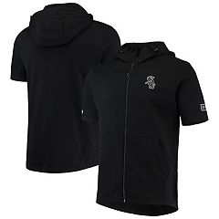 Men's Profile Oatmeal Chicago White Sox Big & Tall Contrast Short Sleeve Pullover Hoodie