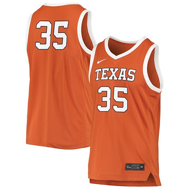 Nike #35 Texas Longhorns Youth Texas Orange Replica Basketball Jersey