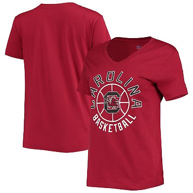 Women's Champion Garnet South Carolina Gamecocks Basketball V-Neck T-Shirt