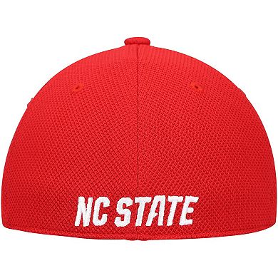 Men's adidas White/Red NC State Wolfpack On-Field Baseball Fitted Hat