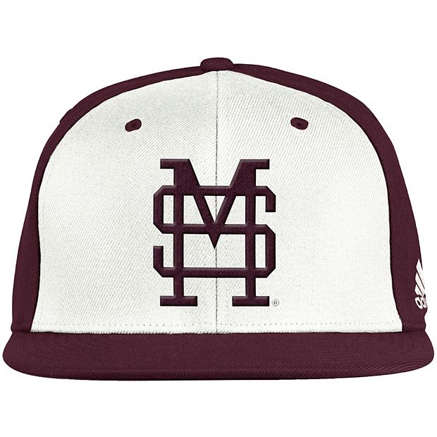 mississippi state adidas fitted baseball hat