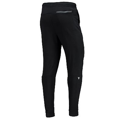 Men's Levelwear Black Atlanta Braves Tempo 22 Fleece Pants