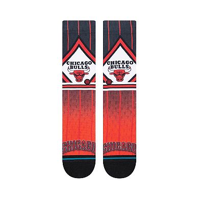 Men's Stance Chicago Bulls Hardwood Classics Fader Collection Crew Socks