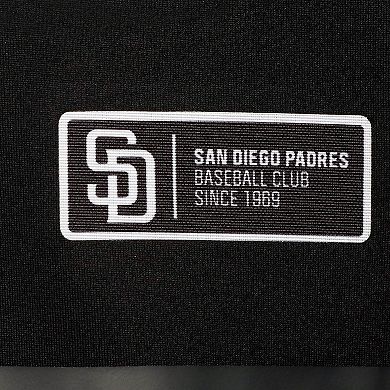 Men's Levelwear Black San Diego Padres Sector Raglan Polo