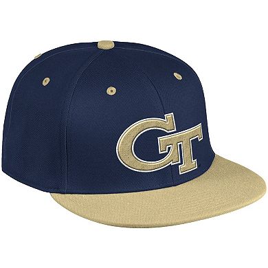 Men's adidas Navy/Gold Georgia Tech Yellow Jackets On-Field Baseball Fitted Hat