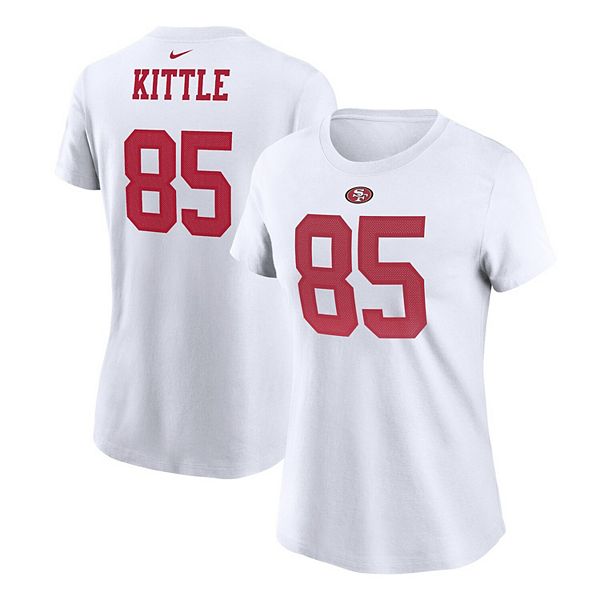 Men's Nike George Kittle White San Francisco 49ers Player Game Jersey Size: 3XL