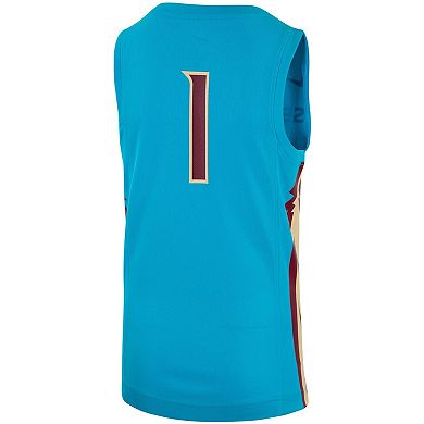 Youth Nike #1 Turquoise Florida State Seminoles Seminoles Heritage Team ...