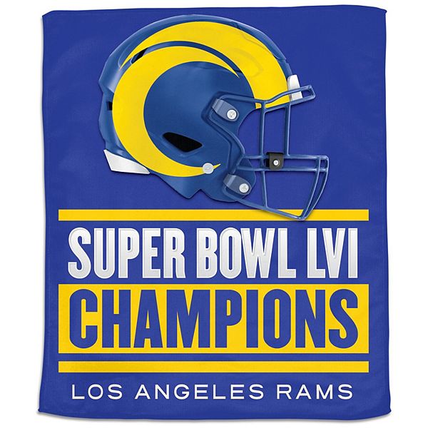 WinCraft Los Angeles Rams Super Bowl LVI Champions 15'' x 18'' Spectra Rally  Towel
