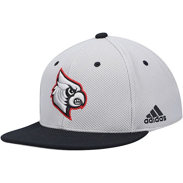 Men's adidas Gray/Black Louisville Cardinals On-Field Baseball