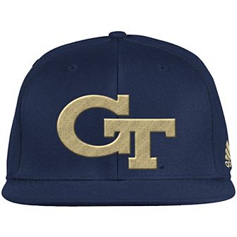 Men's adidas Navy Georgia Tech Yellow Jackets Team On-Field Baseball Fitted Hat