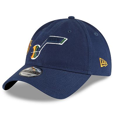 Men's New Era Navy Utah Jazz Back Half 9TWENTY Adjustable Hat