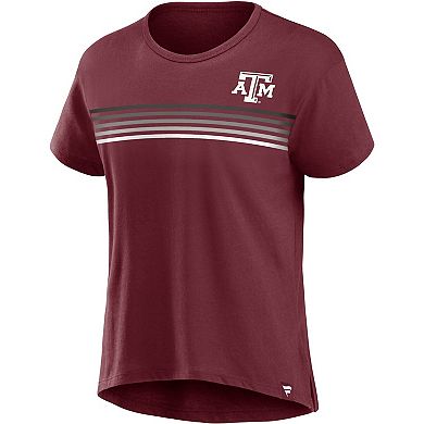 Women's Fanatics Branded Maroon Texas A&M Aggies Tie Breaker T-Shirt