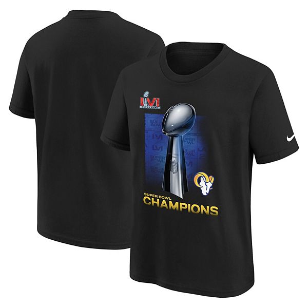 Nike Super Bowl LVI Champions Trophy Collection (NFL Los Angeles Rams)  Men's Long-Sleeve T-Shirt.