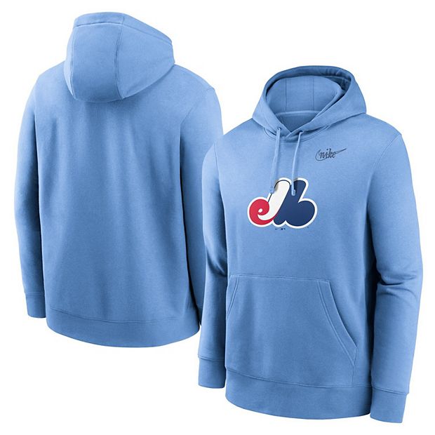 Men's Nike Powder Blue Montreal Expos Cooperstown Collection Logo