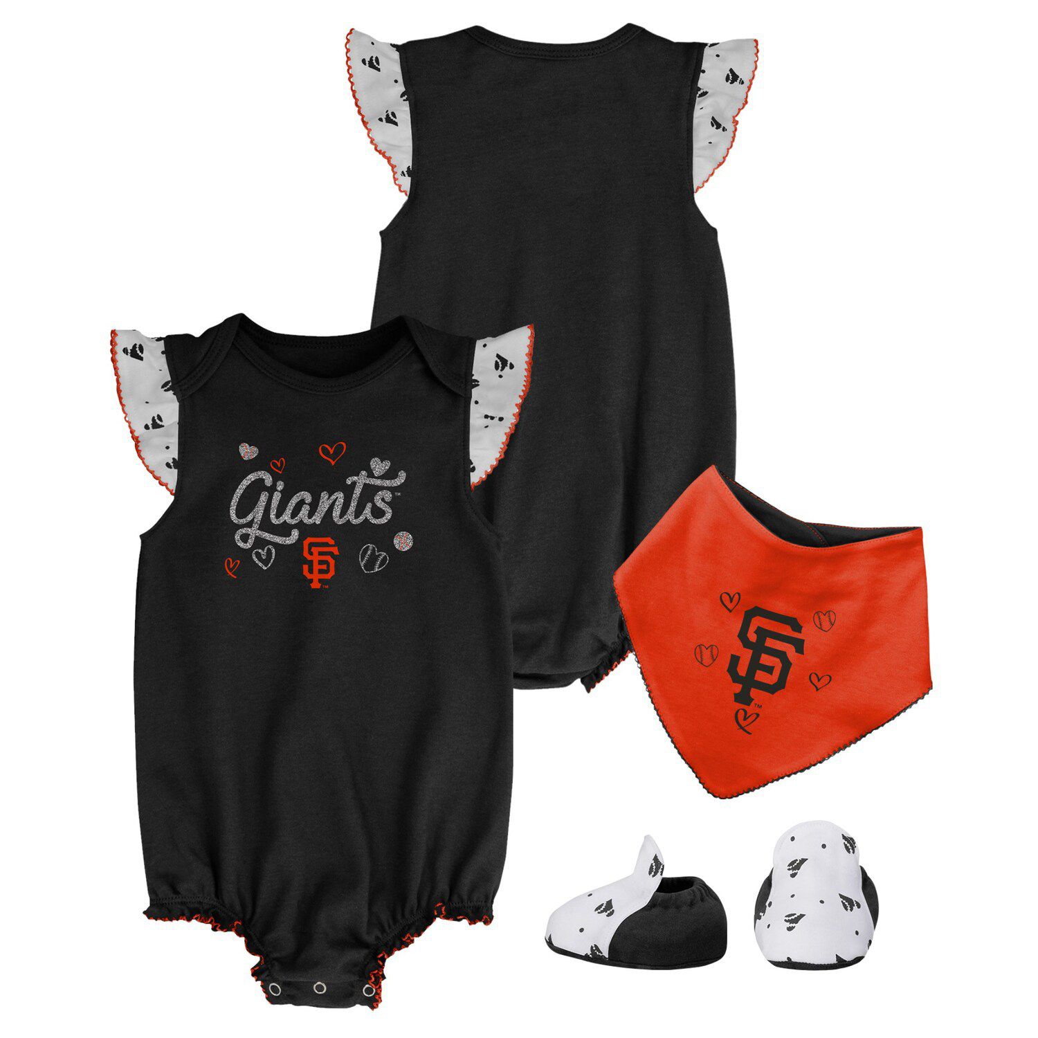 Official newborn and infant san francisco giants Star wars wookie