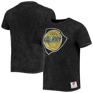 Men's Mitchell & Ness Black LA Galaxy Since '96 Mineral Wash T-Shirt