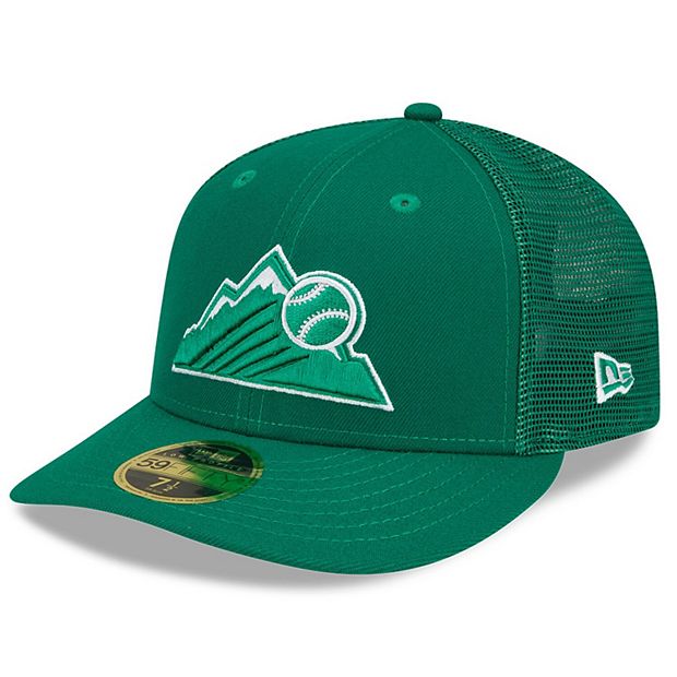 Men's New Era Green Colorado Rockies White Logo 59FIFTY Fitted