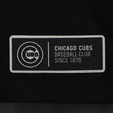 Men's Levelwear Black Chicago Cubs Sector Raglan Polo