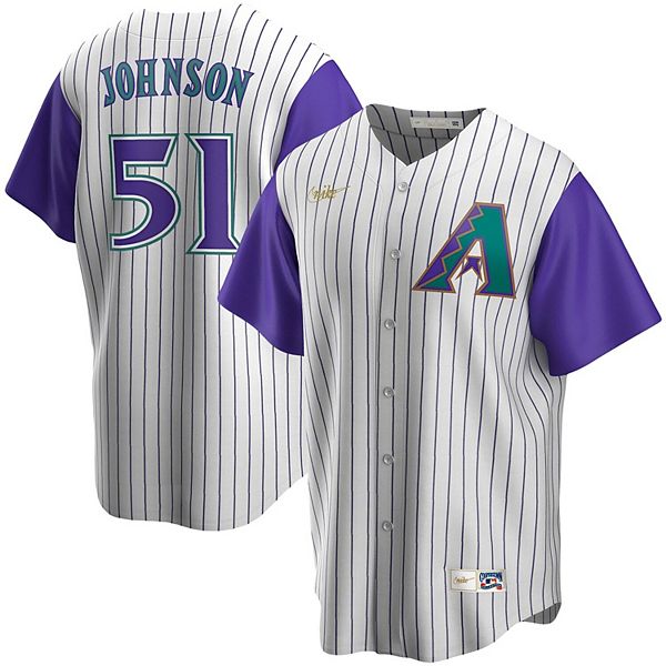 Youth Nike Randy Johnson Cream Arizona Diamondbacks Alternate Cooperstown  Collection Player Jersey