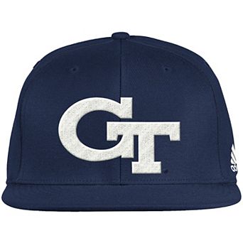 Men's adidas Navy Georgia Tech Yellow Jackets Logo On-Field Baseball Fitted Hat