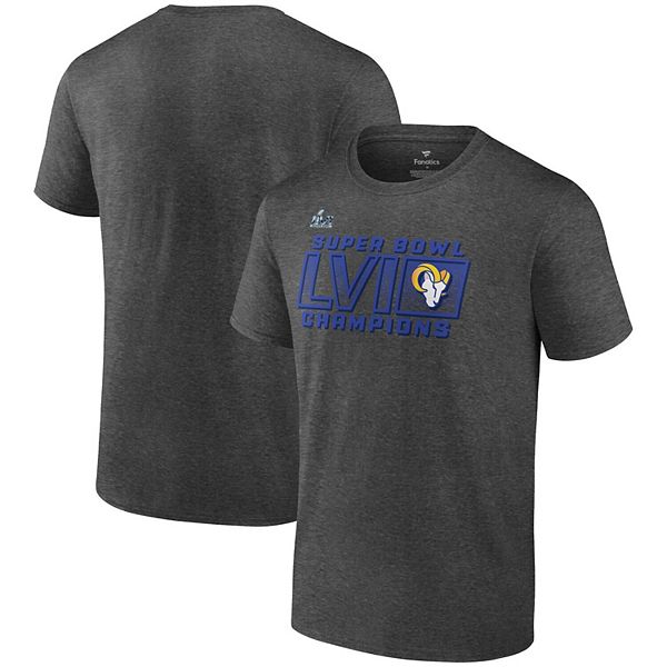 : Fanatics Men's Black Los Angeles Rams Super Bowl LVI Champions  Schedule T-Shirt : Sports & Outdoors