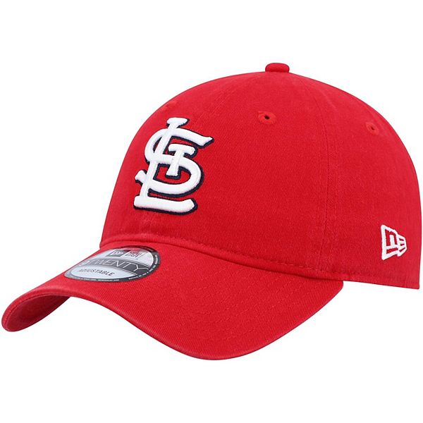 Men's New Era Red St. Louis Cardinals Logo Replica Core Classic 9TWENTY ...