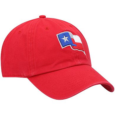 Men's '47 Red Texas Rangers Clean Up Team Adjustable Hat