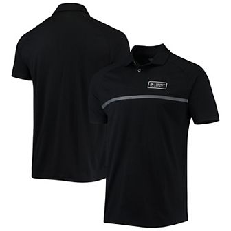 Men's Levelwear Black Chicago White Sox Sector Raglan Polo