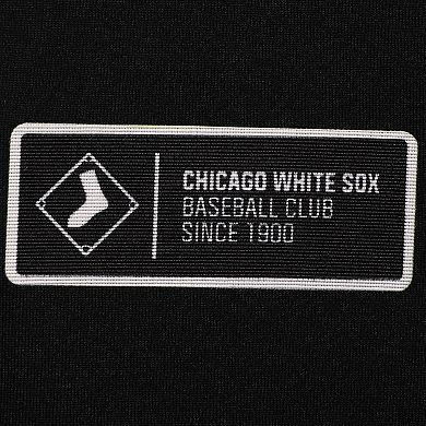 Men's Levelwear Black Chicago White Sox Sector Raglan Polo
